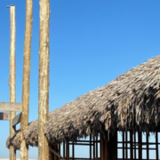 Estrutura de coberta na lagoa – Tatajuba – Camocim CE