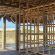 Estrutura de coberta na lagoa – Tatajuba – Camocim CE